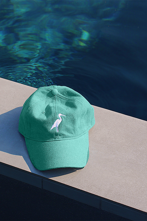 Seafoam Heron Hat