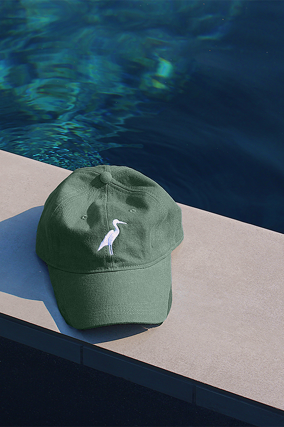 Sea Glass Green Heron Hat