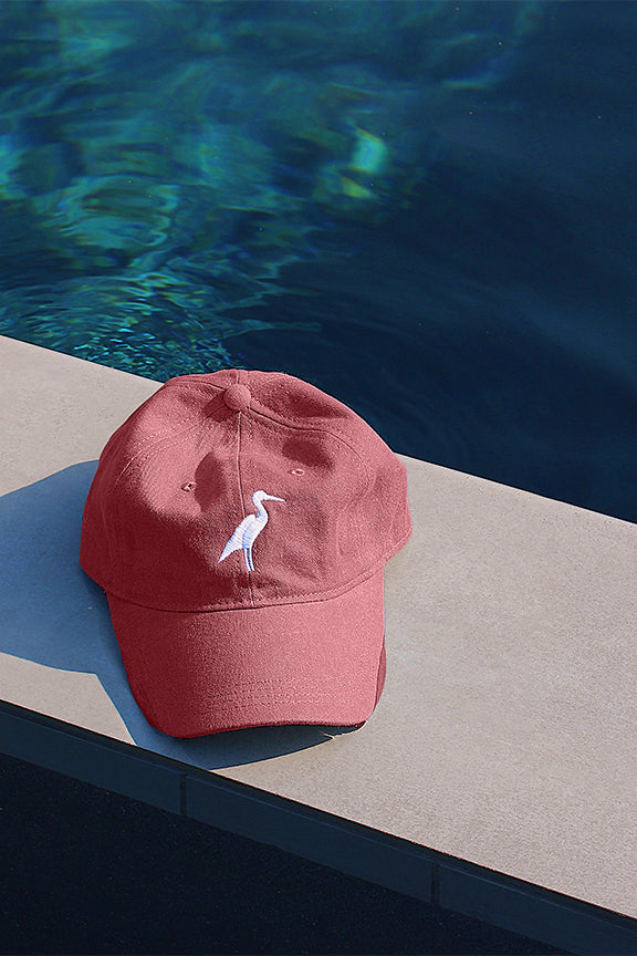 Sunset Red Heron Hat