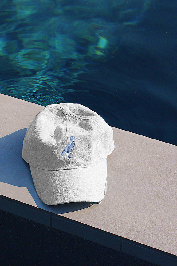 White Cap Heron Hat