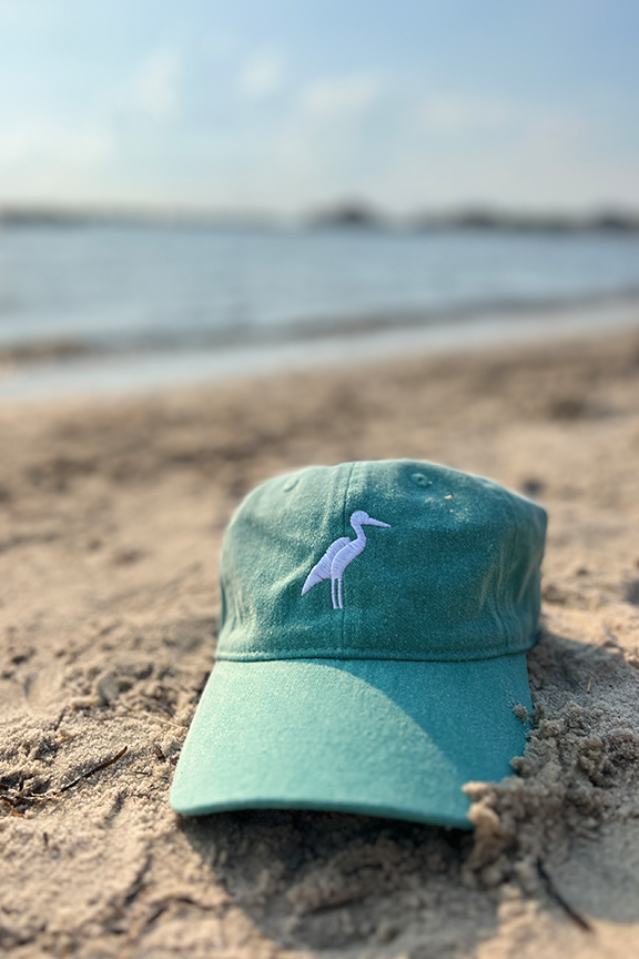 Seafoam Heron Hat