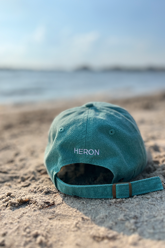 Seafoam Heron Hat