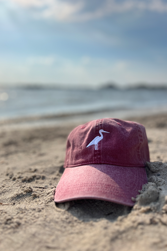 Sunset Red Heron Hat