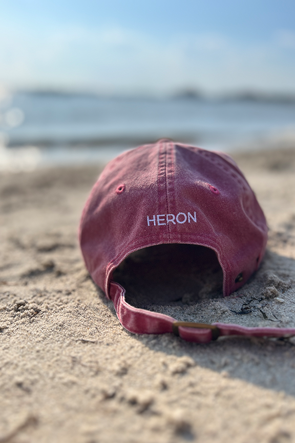 Sunset Red Heron Hat